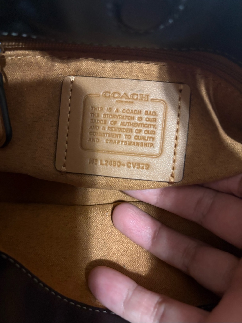 NEW!🖤⛓️💥Coach Faye Shoulder Bag. - Picture 8 of 11